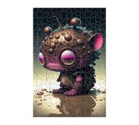 Puzzle 300 Pezzi Viola Cartone Animato Anime, Gioco Educativo e Stimolante, Sviluppare Memoria, Logica e Manualità, Giochi Rilassamento e Intelligence Puzzle per Adulti 300 Pezzi