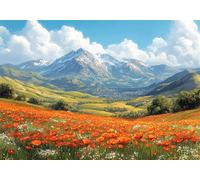 Puzzle 300 Pieces Fiore Bambina Bambino 10 8 9 6 5 7 Anni Regalo Maschio Adulti Legno Paesaggio Puzzle Arte Giochi Gioco di QI Ragazzo Grandi Dimensioni 40x28cm,300pcs Regalo Toy, Scatola P-831