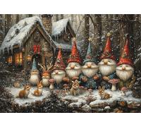 Puzzle 300 Pieces Natale Bambina Bambino 10 8 9 6 5 7 Anni Regalo Maschio Adulti Legno Nano Puzzle Arte Giochi Gioco di QI Ragazzo Grandi Dimensioni 38x26cm,300pcs Regalo Toy, Scatola P-882