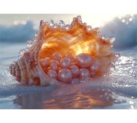 Puzzle 300 Pieces Spiaggia Bambina Bambino 10 8 9 6 5 7 Anni Regalo Maschio Adulti Legno Conchiglia Puzzle Arte Giochi Gioco di QI Ragazzo Grandi Dimensioni 40x28cm,300pcs Regalo Toy, Scatola P-832