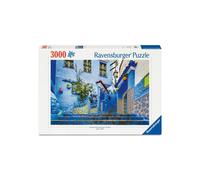Puzzle 3000 pezzi adulto Ravensburger « Il Marocco in blu » 01893 Blu - Nouvo
