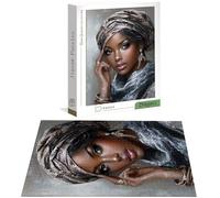 Puzzle 3000 Pezzi Africa, Puzzle Donna 3000 Pezzi per Adulti e Ragazzi, Puzzles in Legno con Squisita Scatola di Imballaggio, Giochi Educativo per Famiglie, Decorazioni Casa, Regalo per Adulti H-5261