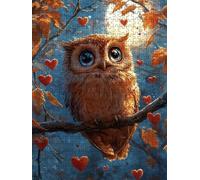 Puzzle 3000 Pezzi, Amore Gufo 3D Puzzle per Adulti Impegnativo, Educa Puzzles Artistico, Divertente E Stimolante Puzzles Decorativo per La Famiglia, Regalo e Decorazione Pareti DX0YL6-11
