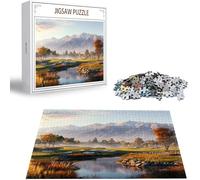 Puzzle 3000 Pezzi Arte per Adulti e Ragazzi, Lago Puzzle in Legno per Adulti, Regalo di Anniversario, 2025 Regalo di Natale, Prevenzione Della Degenerazione Cerebrale Negli Anziani, Montagna H-4407