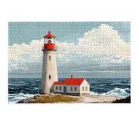 Puzzle 3000 Pezzi Arte per Adulti e Ragazzi, Puzzle Faro in Legno per Adulti, Puzzles 3000 Pezzi Anime Impegnativo per Tutta la Famiglia, Puzzles con Scatola per Decorazioni Casa, Regalo Donna, -6915