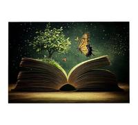 Puzzle 3000 Pezzi Arte per Adulti e Ragazzi, Puzzle Magia in Legno per Adulti, Puzzles 3000 Pezzi Libro Impegnativo per Tutta la Famiglia, Puzzles con Scatola per Decorazioni Casa, Regalo Donna, -6695