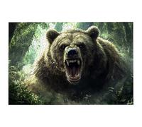 Puzzle 3000 Pezzi Arte per Adulti e Ragazzi, Puzzle Orso in Legno per Adulti, Puzzles 3000 Pezzi Foresta Impegnativo per Tutta la Famiglia, Puzzles con Scatola per Decorazioni Casa, Idee Regalo, -8493