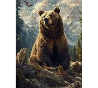 Puzzle 3000 Pezzi Cane Orso Animale 3D Puzzle per Adulti Impegnativo, Educa Puzzles Artistico, Divertente E Stimolante Puzzles Decorativo per La Famiglia, Regalo e Decorazione Pareti BXHZW6-286
