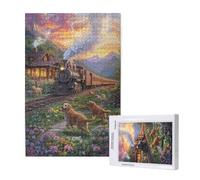Puzzle 3000 Pezzi Cane Puzzle Adulti,DIY Paesaggio Puzzles Legno con Scatola Regalo,Puzzles Giochi Rilassamento e Intelligence,Gioco Familiare,Regalo Uomo e Donna,Home Room Decorazione,81x122cm,p1165t