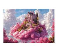 Puzzle 3000 Pezzi Castello per Adulti, 122x81 cm Puzzle Fiori per Decorazione Parete, Giochi Educativo per Famiglie, Puzzles Arte in Legno Impegnativi, 3000 Pezzi Puzzles per Regalo Donne, -8478