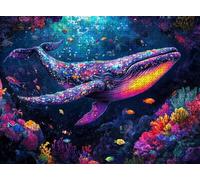 Puzzle 3000 Pezzi Classici, Puzzle balena sogno 122 x 81 cm, Gioco Educativo e Antistress in Legno con Poster Incluso, Ttività DIY per Famiglia, Regalo per Appassionati, Decor Parete Casa, f0-501
