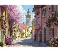 Puzzle 3000 Pezzi Classici, Puzzle strada architettura 122 x 81 cm, Gioco Educativo e Antistress in Legno con Poster Incluso, Ttività DIY per Famiglia, Regalo per Appassionati, Decor Parete, f0-491