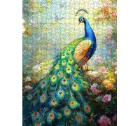 Puzzle 3000 Pezzi, Colombo Pavone 3D Puzzle per Adulti Impegnativo, Educa Puzzles Artistico, Divertente E Stimolante Puzzles Decorativo per La Famiglia, Regalo e Decorazione Pareti DX0YL6-268
