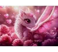 Puzzle 3000 Pezzi Dinosauro Puzzle Adulti Sfida Impossibili Jigsaws Fiori Classica 3D Pattern Art Jigsaws per Divertimento Adulti e Bambina, Gioco Familiare,Festa Aziendale,Regali Donne 122x81cm C-767