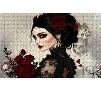 Puzzle 3000 Pezzi, Donna Puzzle 3000 Pezzi per Adulti, Giochi di Puzzles Flower Legno per Tutta la Famiglia, DIY Puzzles per Quadri Moderni Soggiorno Regalo Donna Uomo Festival 80x120CM RXPT-1869