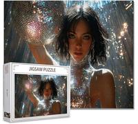 Puzzle 3000 Pezzi Donna sexy Impossibili Puzzle Gigante Adulti Difficili Wooden Jigsaw Arte, Possono Stimolare Pensiero Delle Persone Con Poster Incluso, Regalo per Uomini Donne e Anziani 81X122cm Q-8