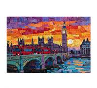 Puzzle 3000 pezzi Eiffel, Paesaggio Puzzle Legno per Adulti, Puzzles con Squisita Scatola di Imballaggio, Giochi Educativo per Famiglie, Puzzles per Decorazioni casa, Regalo Donne, Regalo Uomo, H-4