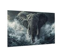 Puzzle 3000 Pezzi Elefante Puzzle Adulti Animale Pattern Design con Confezione Regalo, Fai Da Te Puzzles di Legno Giochi Casual Gioco di Abilità per Tutta la Famiglia, Home Room Decor 81 x 122 cm -86Y