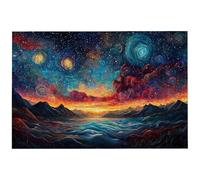 Puzzle 3000 Pezzi Fantasia per Adulti, 122x81 cm Puzzle Paesaggi per Decorazione Parete, Giochi Educativo per Famiglie, Puzzles Arte in Legno Impegnativi, 3000 Pezzi Puzzles per Regalo Donne, -8636