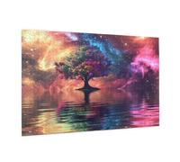 Puzzle 3000 Pezzi Fantastico Puzzle Adulti Albero Della Vita Pattern con Confezione Regalo, Fai Da Te Puzzles di Legno Giochi Casual Gioco di Abilità per Tutta la Famiglia, Home Decor 81x122cm -2156Y