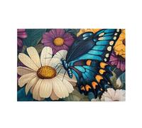 Puzzle 3000 Pezzi Farfalla Puzzle Animale Adulti Arte Grandi Dimensioni Jigsaw di Legno con una Scatola e Poster, Impossibili Jigsaw Gioco Familiare for Adulti Principiante, Home Decor 81x122cm E-1690