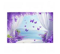 Puzzle 3000 Pezzi Farfalla Puzzle Sogno Adulti Arte Grandi Dimensioni Jigsaw di Legno con una Scatola e Poster, Impossibili Jigsaw Gioco Familiare for Adulti, Home Decor Regalo Donna 81x122cm D-269
