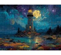 Puzzle 3000 Pezzi, Faro Sogno 3D Puzzle per Adulti Impegnativo, Educa Puzzles Artistico, Divertente E Stimolante Puzzles Decorativo per La Famiglia, Come Regalo e Decorazione Pareti R6KH-140