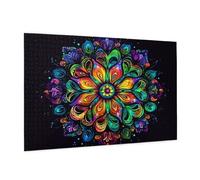 Puzzle 3000 Pezzi Fiore Puzzle Adulti Datura Pattern Design con Confezione Regalo, Fai Da Te Puzzles di Legno Giochi Casual Gioco di Abilità per Tutta la Famiglia, Home Room Decor 81 x 122 cm -584Y