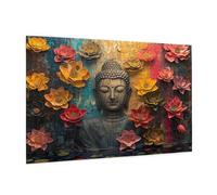 Puzzle 3000 Pezzi Fiore Puzzle Adulti Il Budda Pattern Design con Confezione Regalo, Fai Da Te Puzzles di Legno Giochi Casual Gioco di Abilità per Tutta la Famiglia, Home Room Decor 81 x 122 cm -1759Y