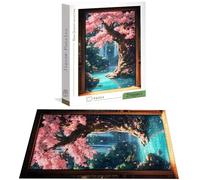 Puzzle 3000 Pezzi Fiori di ciliegio, Puzzle Albero 3000 Pezzi per Adulti e Ragazzi, Puzzles in Legno con Squisita Scatola di Imballaggio, Giochi Educativo per Famiglie, Decorazioni Cas, Regalo H-6989