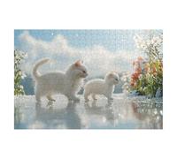 Puzzle 3000 Pezzi Gatti, Puzzle Animalesi, Classici Puzzles in Legno con Compact Box, Puzzles per Adulti e Tutta la Famiglie Divertimento Sfide Extra Divertenti Idea Regalo Donna, Decorazioni -1958