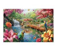 Puzzle 3000 Pezzi Giardino per Adulti, 122x81 cm Puzzle Paesaggi per Decorazione Parete, Giochi Educativo per Famiglie, Puzzles Arte in Legno Impegnativi, 3000 Pezzi Puzzles per Regalo Donne, -8226