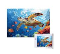 Puzzle 3000 Pezzi Grandi Dimensioni per Adulti, Tartarughe Marine Puzzle Pescare Motivo Progettazione, Jigsaw 122x81cm con Compact Box e Poster Incluso per Wall Decor, Regalo Donna Men, Model1203