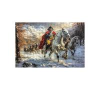 Puzzle 3000 Pezzi, Legno Napoleone Puzzle 3000 Pezzi Adulti, Puzzles Classici Inverno per Tutta la Famiglia Insieme, Puzzles per Alleviare lo Stress Primavera Decorazioni Parete 80 x 120 Cm LZPT-05098
