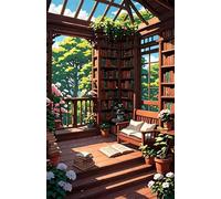 Puzzle 3000 Pezzi Libreria Warmth Puzzles per Adulti Impossibile Difficile Impegnativo Puzzle 3000 Pezzi Classici 122 x 81 cm