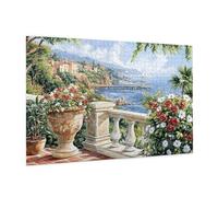 Puzzle 3000 Pezzi Mare Puzzle Adulti Paesaggio Pattern Design con Confezione Regalo, Fai Da Te Puzzles di Legno Giochi Casual Gioco di Abilità per Tutta la Famiglia, Home Room Decor 81 x 122 cm -424Y