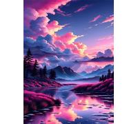 Puzzle 3000 Pezzi Paesaggio Fluviale Gioco Educativo Sfida Impossibile Divertente Adatto Come Decorazione da Parete e Regalo Puzzle Classici 3000 Pezzi 122 x 81 cm