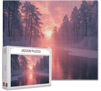 Puzzle 3000 Pezzi paesaggio Impossibili Puzzle Gigante Adulti Difficili Wooden Jigsaw Arte, Possono Stimolare Pensiero Delle Persone Con Poster Incluso, Regalo per Uomini Donne e Anziani 81X122cm I-12