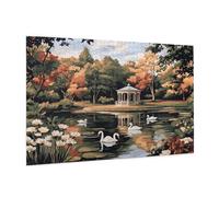 Puzzle 3000 Pezzi Paesaggio Puzzle Adulti Giardino Pattern Design con Confezione Regalo,Fai Da Te Puzzles di Legno Giochi Casual Gioco di Abilità per Tutta la Famiglia,Home Room Decor 81x122 cm -260Y