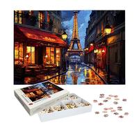 Puzzle 3000 Pezzi Paesaggio, Puzzle Parigi 3000 Pezzi Arte per Adulti e Bambini, Misura: 122x81 cm, Puzzles Legno per Adulti con Squisita Scatola di Imballaggio, Idea Regalo Donna, Regalo Uomo, -7751