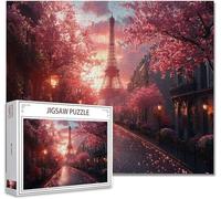Puzzle 3000 Pezzi Parigi Impossibili Puzzle Gigante Adulti Difficili Wooden Jigsaw Arte, Possono Stimolare Pensiero Delle Persone Con Poster Incluso, Regalo per Uomini Donne e Anziani 81X122cm W-9