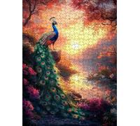 Puzzle 3000 Pezzi, Peacock Notte 3D Puzzle per Adulti Impegnativo, Educa Puzzles Artistico, Divertente E Stimolante Puzzles Decorativo per La Famiglia, Regalo e Decorazione Pareti DX0YL6-524