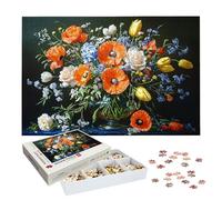 Puzzle 3000 Pezzi per Adulti Bambini, Puzzle Fiore in Legno per Adulti, Puzzles Pianta Impegnativi, Giochi Educativo per Famiglie, Rompecapo con Scatola per Decorazioni Casa, Regalo Donna, -7030