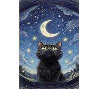 Puzzle 3000 Pezzi per Adulti, Gatto Nella Notte Stellata, Rompicapo Classico per Passatempo e Relax, Splendida Decorazione per Pareti e Idea Regalo