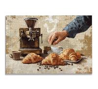 Puzzle 3000 Pezzi per Adulti, Puzzle Pane3000 Pezzi Arte per Adulti e Ragazzi, Misura: 122x80 cm, Puzzles Caffè in Legno Impegnativi, Puzzles per Idea Regalo Donna e Uomo, Decorazioni Casa, -1426