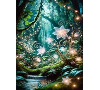 Puzzle 3000 Pezzi per Adulti,Puzzles Artistico,Fiore luminoso della giungla puzzle Fai da te Intrattenimento Creativo, puzzles Classico Regali per la casa