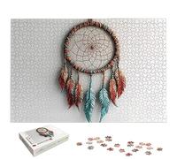 Puzzle 3000 Pezzi, Puzzle Cacciatore di Sogni per Adulti, Piuma Puzzles in Legno con Squisita Scatola di Imballaggio, Puzzles in Legno Impegnativi per Famiglie, Decorazioni Casa, Regalo Donna, -5708