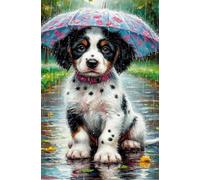 Puzzle 3000 Pezzi, Puzzle per Adulti Cane L'Ombrello 122x81 cm, Impossibile Difficile Puzzles Impegnativo Come Regalo e Decorazione per Pareti