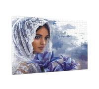 Puzzle 3000 Pezzi Religione Puzzle Adulti Donna Pattern Design con Confezione Regalo, Fai Da Te Puzzles di Legno Giochi Casual Gioco di Abilità per Tutta la Famiglia, Home Room Decor 81x122 cm -1114Y