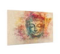 Puzzle 3000 Pezzi Retrò Puzzle Adulti Il Budda Pattern Design con Confezione Regalo, Fai Da Te Puzzles di Legno Giochi Casual Gioco di Abilità per Tutta la Famiglia, Home Room Decor 81 x 122 cm -348Y